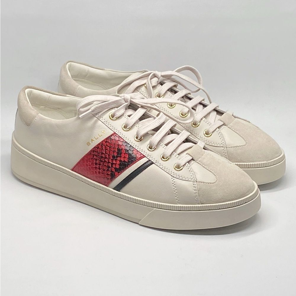 Bally Roller Embossed Low-Top Sneakers size 43/us size 10